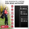 Wowtowelz Microfibre Towel (Black, 180 x 110 cm)
