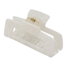 VOCOSTE Hair Caw Clips, Acetic Acid Hair Clips, Tortoise Hair Clips, Large Hair Claw Clips, Hair Barrettes for Women, Pear White