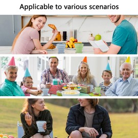 FINDWORLD Collapsible Cups-Silicone Foldable Cup-Expandable Folding DrinkingCup Reusable Portable Mugs-Cup For Travel, Camping, Hiking, Beach, Holiday Vacation, Outdoor Sports (GreenBlue)