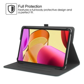 HGWALP Universal Case for 9 Inches, 9.7 Inches, 10.1 Inches, 10.2 Inches, 10.5 Inches, 10.9 Inches, 11 Inch Tablets, Protective Stand Folio Cover for 9-11 Inch Tablet, Tablet Case Cover with Pen