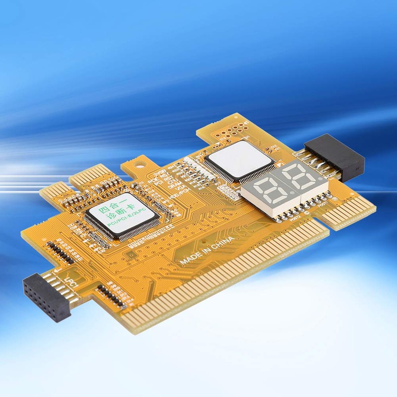 ASHATA Desktop Debug Card 4-in-1 Diagnostic Card Computer Motherboard Detection