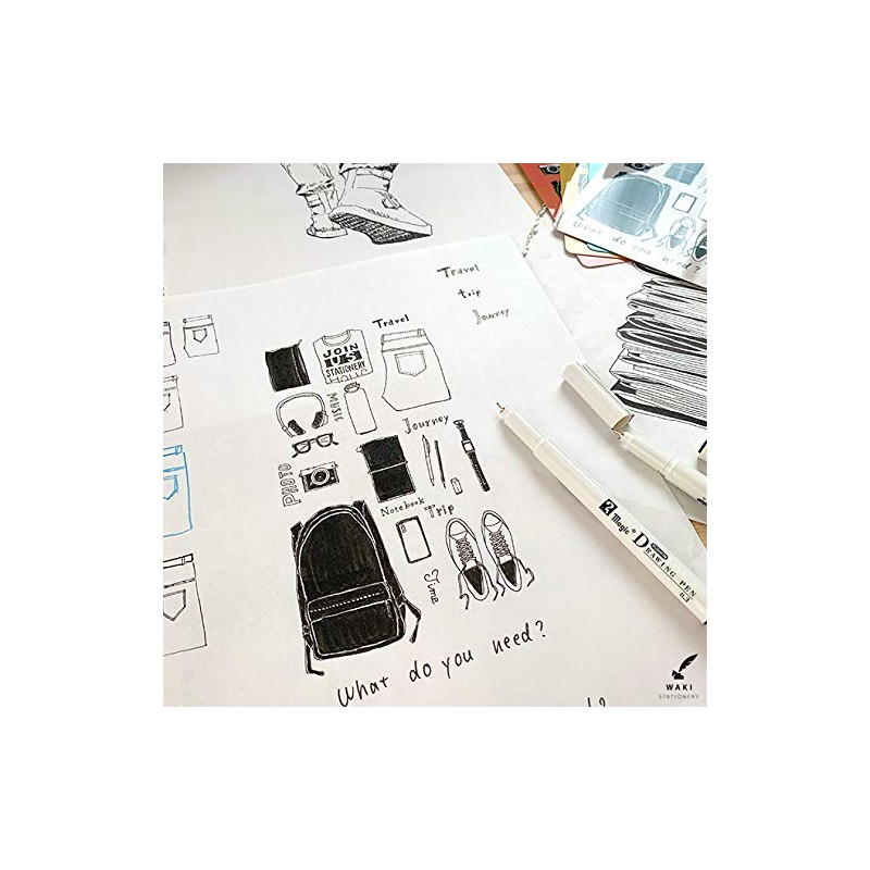 Wake Stationery Original Traveler's Notebook, For Regular Sizes, Travel Belongings