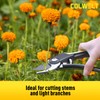 Colwelt Garden Secateurs, Ergonomic Professional Bypass Pruning Shears with Non-Stick