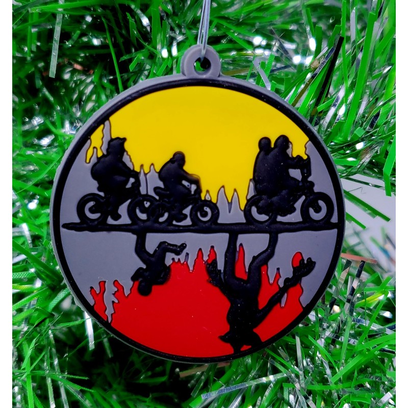 Stranger Themed Upside Down Christmas Ornament (E6)