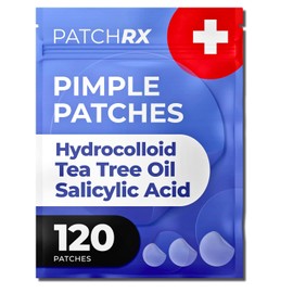 Salicylic Pimple Patches (120 Pack), Salicylic Acid Acne Patches with Tea Tree Oil - Zit Patch and Pimple Stickers for Face for Skin Care - Salicylic Acid Acne Dots (Packaging May Vary)