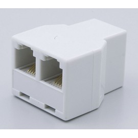 ELPA TEA-003 Telephone Wire Distribution Connector for TEL, 6-Pole, 4-Conductor, 6-Pole, 2-Conductor