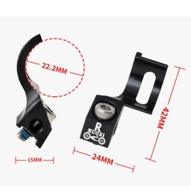 HOUSON Integrated Maladjustment Adapter, Gear Lever Adapter, Brake/Shift Adapter, 22.2 mm, Aluminium Clamp for Bicycle Brake and Sram Trigger Shifters