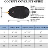 Universal Kayak Cockpit Covers,Drape Waterproof Seal Cockpit Protector Kayak Hatch