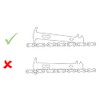 P4B Bicycle Chain Gauge with Two Precision Indicators of 0.75