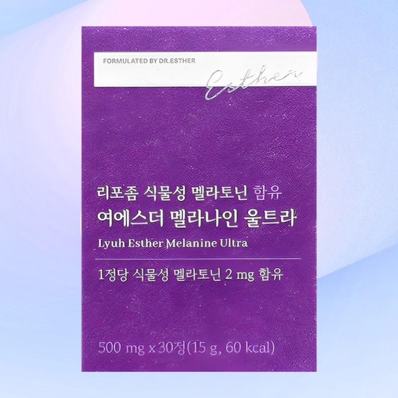 에스더포뮬러 리포좀 식물성 멜리토닌 여에스더 멜라나인 울트라 30정X3개