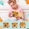 Mewaii Cute Capybara Plush Pillow, Kawaii Plushies Capybara Stuffed Toy,