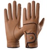 AFE Genuine Leather Horse Riding Gloves Ladies Dublin Track Gloves