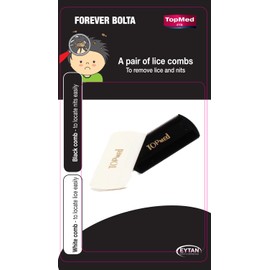 Top Med Black and White lice Comb for Ever