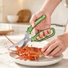 CHEN-KE Rust Resistant Heavy Duty Multipurpose Kitchen Shears-Green