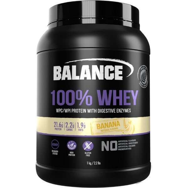Balance 100% Whey Protein Banana 1kg