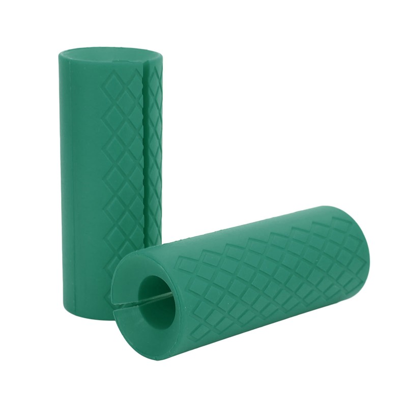 1 Pair Dumbbell Grip Silicone Anti Slip Thicken Bar Grip