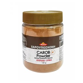 Carob Powder Mavroudes for Hot or Cold Beverage 100% Carob - 1 Pack of 160g