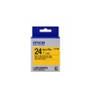 Epson LK-6YBP Yellow Background Black Text Tape 24 mm x