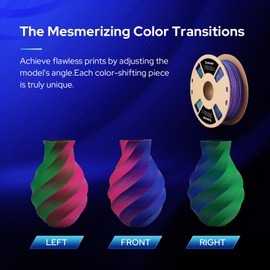 Semdon 3D Printer Filament Matte Tricolor Filament 1KG