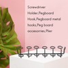 Qezodsx Screwdriver Holder Pegboard Multi-Tool Holder Accessories Pegboard Accessories Multi-Tool