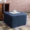 20x14 In Outdoor Square Ottoman – Lightweight Patio Ottoman Footrest