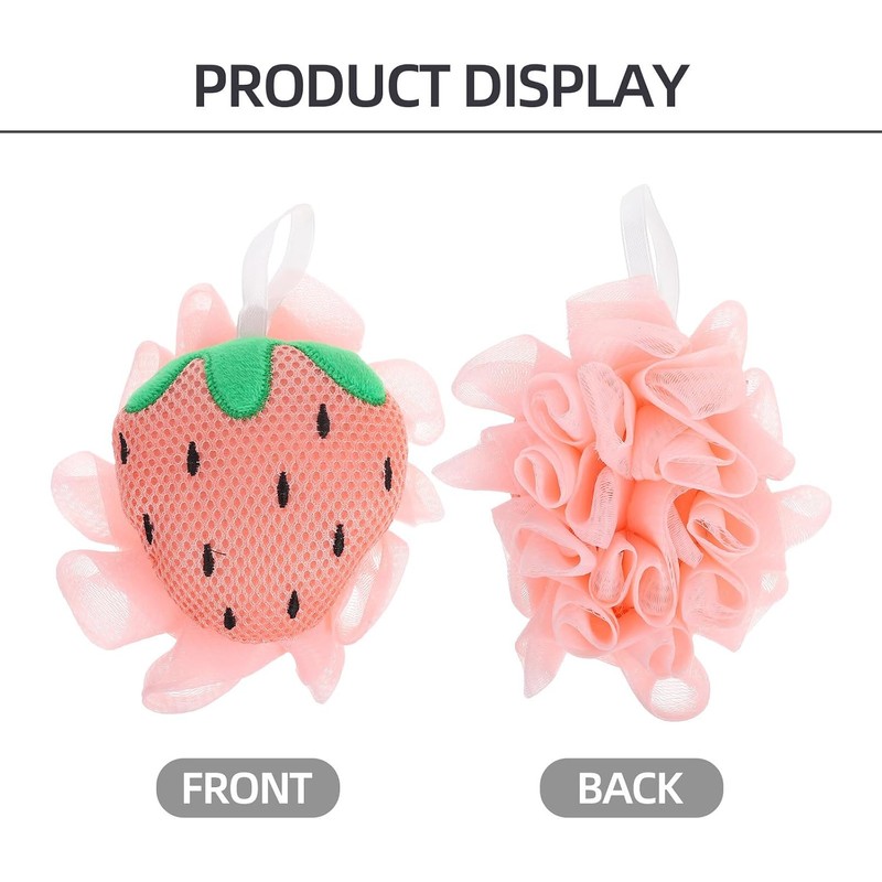 Esponjas vegetales en forma de fruta – 4 piezas reutilizables