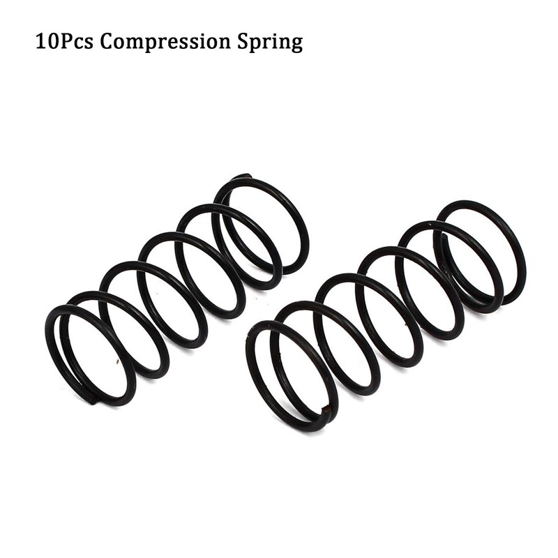 TA-VIGOR 10Pcs Extended Compressed Spring, 1.2mm Wire Dia, 15mm OD,
