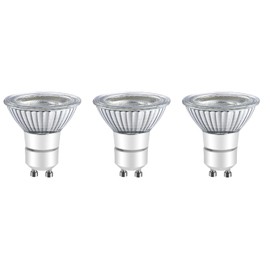 LED GU10 Range Hood Bulb, LED Hob Appliance Bulb, Kitchen Lights Replacement Halogen Bulbs, 50W Halogen Equivalent, Warm White 3000K, 6W 550 Lm, Dimmable, Pack of 3
