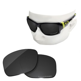 OOWLIT Replacement Sunglass Lenses for Oakley Big Taco OO9173 Black Dark Gery Polarized