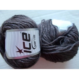 Ice Yarns Peru Alpaca worsted yarn, brown, lot of 2 (99 yds ea)