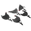 5Pcs Chicken Stakes Set Acrylic Animal Shape Statues Decoration for