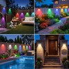 kolpop Solar Fence Lights Outdoor,11 Modes & 9 Colors Fence