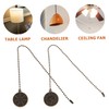 Gadpiparty Ceiling Fan Pull Chain Extension Decorative Metal Pull Chains