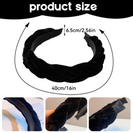 Dirndl Headband (Black, One Size)