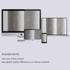 YINFUNG Glitter Shower Curtain Silver Grey Cloth Sparkly Curtains for