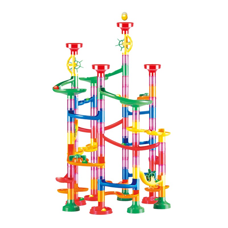 Marble Run Building Blocks DIY Three Dimensional Race Track Marble