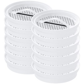 Wessper Wasserfilter 12 Stück, Filter Disc Replacement für Brita Classic Karaffen, Filterpatrone 58 mm x 15 mm, Ncht Gwebte Aktivkohle | Mikropartikel, Reduzierung von Chlor und Schwermetalle