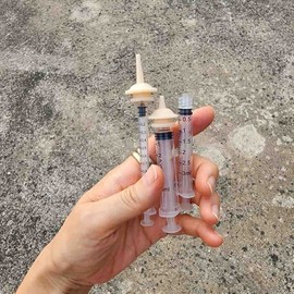 Pet Feeding and Hydration Syringe for Dogs and Cats 5-Piece Set 2ea
