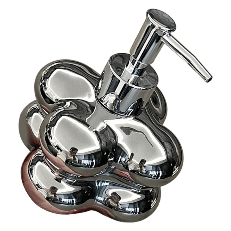 Cloud Press Pump Bottle Ceramic Reusable Decoration Refillable Cloud Shape