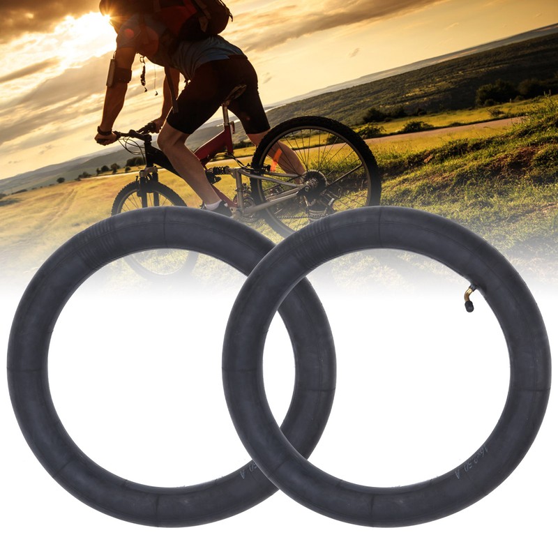 2Pcs Inner Tyre Tube Tire Butyl Rubber W/Bend Valve for