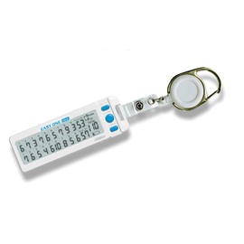 Tabata GV0906W Golf Digital Score Counter, 18 Hole Score Management, Waterproof for Daily Use, 2 Digit Input, Easy One Plus Golf Round Equipment, Golf Equipment