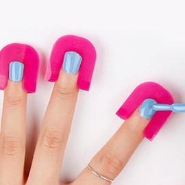 Manicure Guidelines Plastic Reuse Nail Aid / 매니큐어 가이드라인 플라스틱 재사용 네일 보조