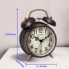 Peakeep Retro 4.5 inches Battery Operated Twin Bell Loud Alarm