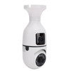 Light Bulb Security Cameras Motion Detection Dual Lens Light Socket