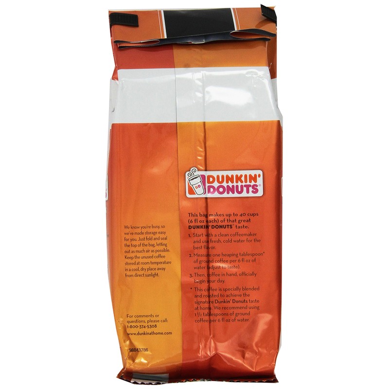 Dunkin' Donuts Dunkin' Dark Dark Roast Ground Coffee 11 Oz