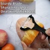 Starchef Y-Shape Peeler Slicer,Vegetable Fruit Peeler Slicer,One-Piece Design,Black