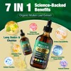 Mullein Drops for Lungs,144000mg Mullein Leaf Extract for Lungs Cleanse