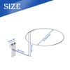 JoyHuaTrade 6 PCS Hat Displayer for Gridwall, Metal Gridwall Hat