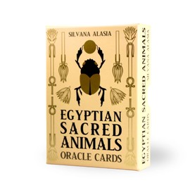 I.I.J Egyptian Sacred Animals Oracle Card Egyptian Sacred Animals Oracle English Affirmation Divination Japanese Instruction Manual Included