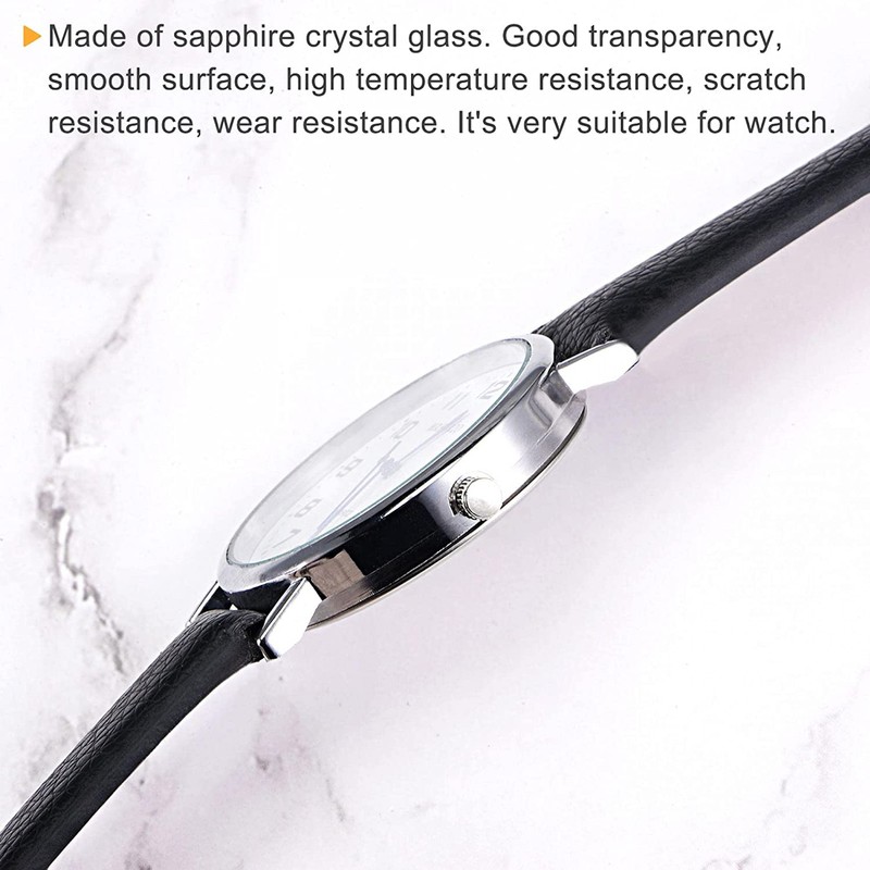 Sapphire Glass Watch Repair Lens 1.5mm Thickness Glass Watch Maintenance